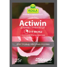 Комплексное минеральное удобрение Actiwin (Активин), 25г, для роз, NPK 12.5.20+ME, 3-4 мес.