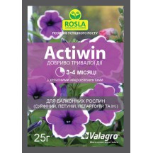 Комплексное минеральное удобрение Actiwin (Активин), 25г, для балконых растений, NPK 12.5.20+ME