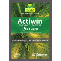 Комплексное удобрение Actiwin (Активин), 25г, для декоративных растений, NPK 12.5.20+ME
