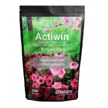 Комплексное минеральное удобрение для балконных цветов Actiwin (Активин), 250г, NPK 9.16.14+ME, 2-3 мес.