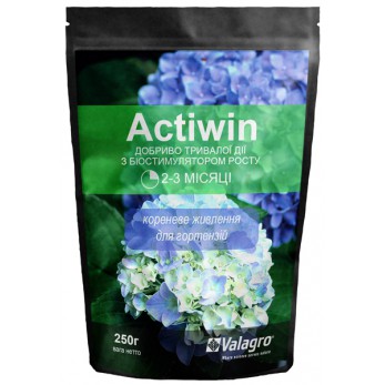 Комплексное минеральное удобрение для гортензий Actiwin (Активин), 250г, NPK 9.16.14+ME, 2-3 мес. Комплексное минеральное удобрение для гортензий Actiwin (Активин), 250г, NPK 9.16.14+ME, 2-3 мес.