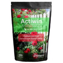 Комплексное минеральное удобрение для уличных роз и цветов Actiwin (Активин), 250г, NPK 12.5.20+ME, 3-4 мес.